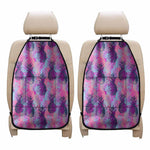 Neon Trippy Pineapple Pattern Print Car Seat Organizers