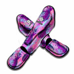 Neon Trippy Pineapple Pattern Print Muay Thai Shin Guard