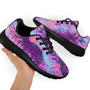 Neon Trippy Pineapple Pattern Print Sport Shoes GearFrost