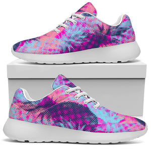 Neon Trippy Pineapple Pattern Print Sport Shoes GearFrost