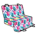 Neon Zig Zag Pineapple Pattern Print Pet Car Back Seat Cover
