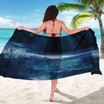 Night Forest And Moonlight Print Beach Sarong Wrap