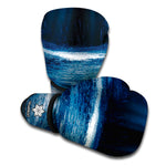 Night Forest And Moonlight Print Boxing Gloves