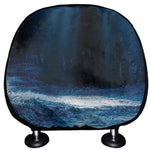 Night Forest And Moonlight Print Car Headrest Covers