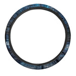 Night Forest And Moonlight Print Car Steering Wheel Cover