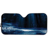 Night Forest And Moonlight Print Car Sun Shade