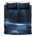 Night Forest And Moonlight Print Duvet Cover Bedding Set