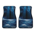 Night Forest And Moonlight Print Front Car Floor Mats