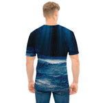Night Forest And Moonlight Print Men's T-Shirt