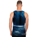 Night Forest And Moonlight Print Men's Tank Top