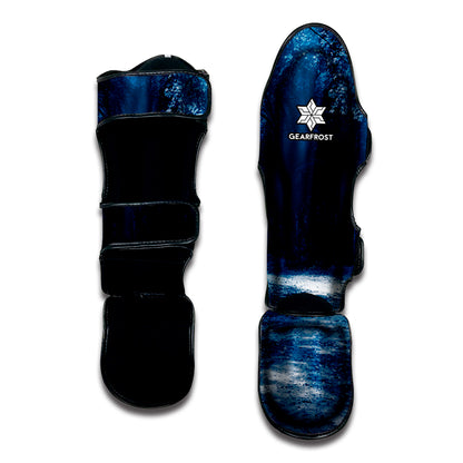 Night Forest And Moonlight Print Muay Thai Shin Guard