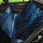 Night Forest And Moonlight Print Pet Car Back Seat Cover