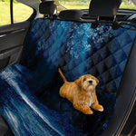 Night Forest And Moonlight Print Pet Car Back Seat Cover