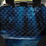Night Forest And Moonlight Print Pet Car Back Seat Cover