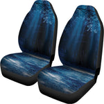 Night Forest And Moonlight Print Universal Fit Car Seat Covers