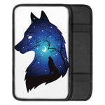 Night Forest Wolf Spirit Print Car Center Console Cover