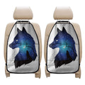 Night Forest Wolf Spirit Print Car Seat Organizers