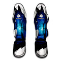 Night Forest Wolf Spirit Print Muay Thai Shin Guards