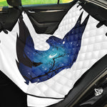 Night Forest Wolf Spirit Print Pet Car Back Seat Cover