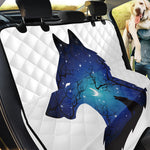 Night Forest Wolf Spirit Print Pet Car Back Seat Cover