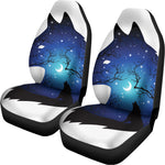 Night Forest Wolf Spirit Print Universal Fit Car Seat Covers