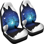 Night Forest Wolf Spirit Print Universal Fit Car Seat Covers