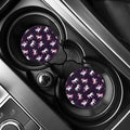 Night Girly Unicorn Pattern Print Car Coasters