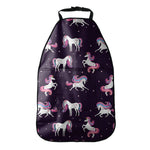 Night Girly Unicorn Pattern Print Car Seat Organizers