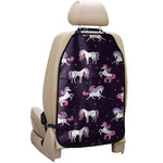 Night Girly Unicorn Pattern Print Car Seat Organizers