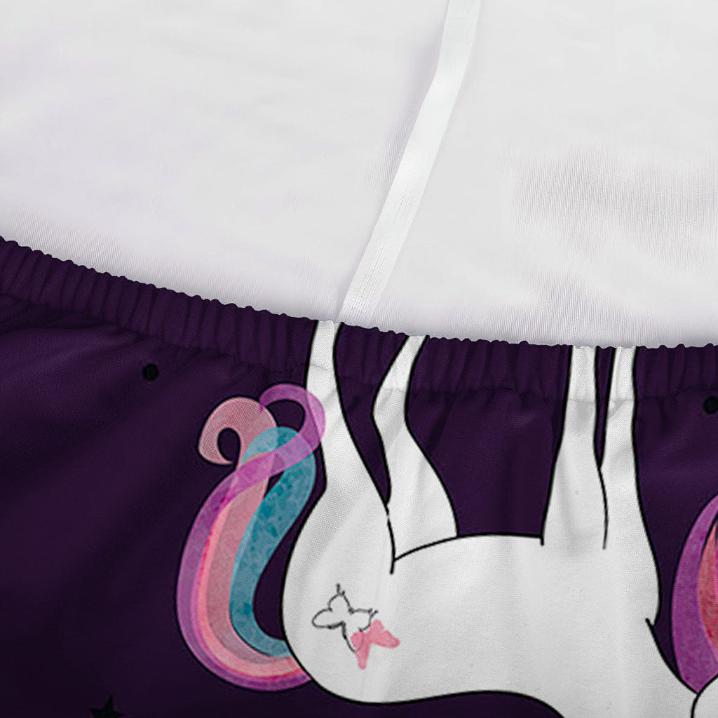 Night Girly Unicorn Pattern Print Sofa Cover