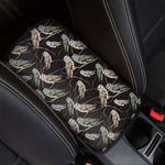 Night Owl Pattern Print Car Center Console Cover