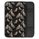 Night Owl Pattern Print Car Center Console Cover