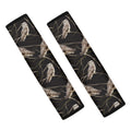 Night Owl Pattern Print Car Seat Belt Covers