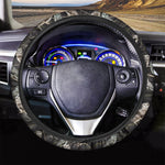 Night Owl Pattern Print Car Steering Wheel Cover