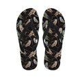 Night Owl Pattern Print Flip Flops