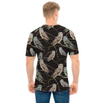 Night Owl Pattern Print Men's T-Shirt