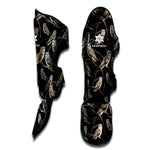 Night Owl Pattern Print Muay Thai Shin Guard