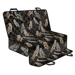 Night Owl Pattern Print Pet Car Back Seat Cover