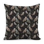 Night Owl Pattern Print Pillow Cover