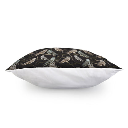 Night Owl Pattern Print Pillow Cover