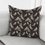 Night Owl Pattern Print Pillow Cover