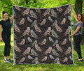 Night Owl Pattern Print Quilt