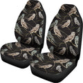 Night Owl Pattern Print Universal Fit Car Seat Covers