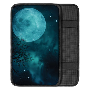 Night Sky And Full Moon Print Car Center Console Cover