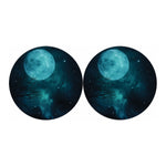 Night Sky And Full Moon Print Car Coasters