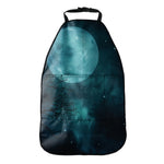 Night Sky And Full Moon Print Car Seat Organizers
