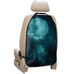 Night Sky And Full Moon Print Car Seat Organizers
