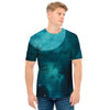 Night Sky And Full Moon Print Men's T-Shirt