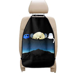 Night Sky And Moon Phase Print Car Seat Organizers