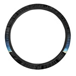 Night Sky And Moon Phase Print Car Steering Wheel Cover